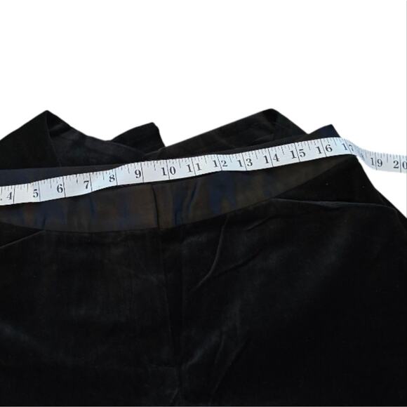 J. Jill Wearever Velvet-Knit High Rise Straight-Leg Trousers Size 10 - Picture 4 of 8